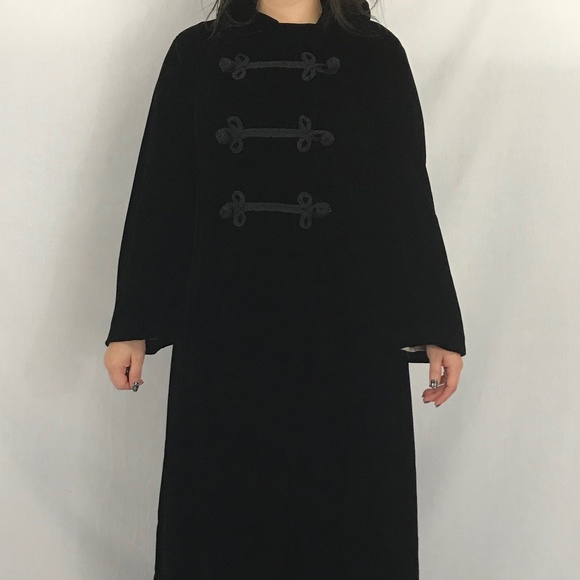 velvet evening coat